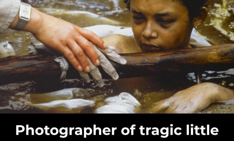 May be an image of body of water and text that says 'Photographer of tragic little girl trapped in volcanic mudflow explains why he didn't help her'